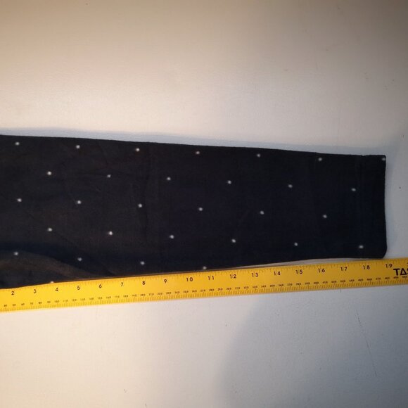 NWT Kiabi Ladies Size XL Navy Flocked Polyester Loose Fit 2 Piece Pajamas - Picture 6 of 12